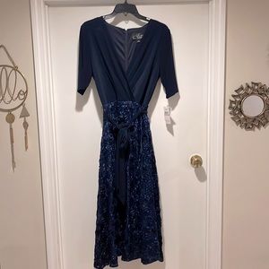 NTW Alex Evenings Stye 1121465 Navy Dress